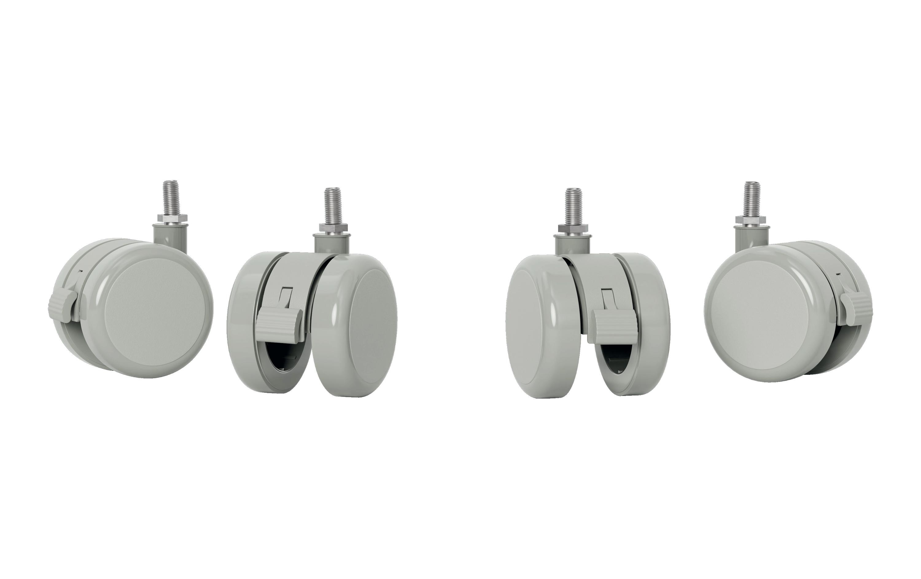 Leitz Rollen für elektrischen Sitz-/Stehtisch 4 Stück