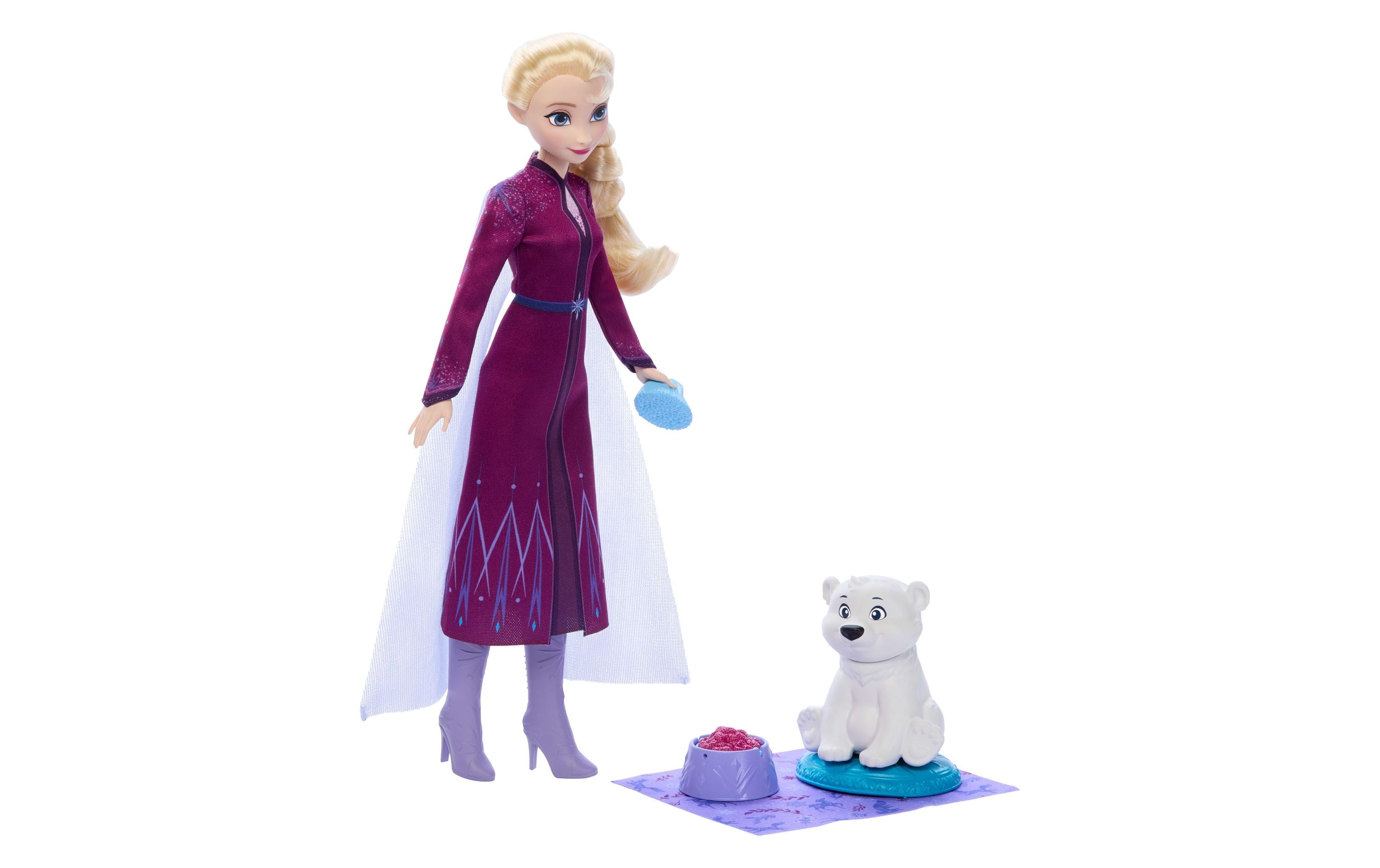Disney Frozen Puppe Elsa and Baby Bear