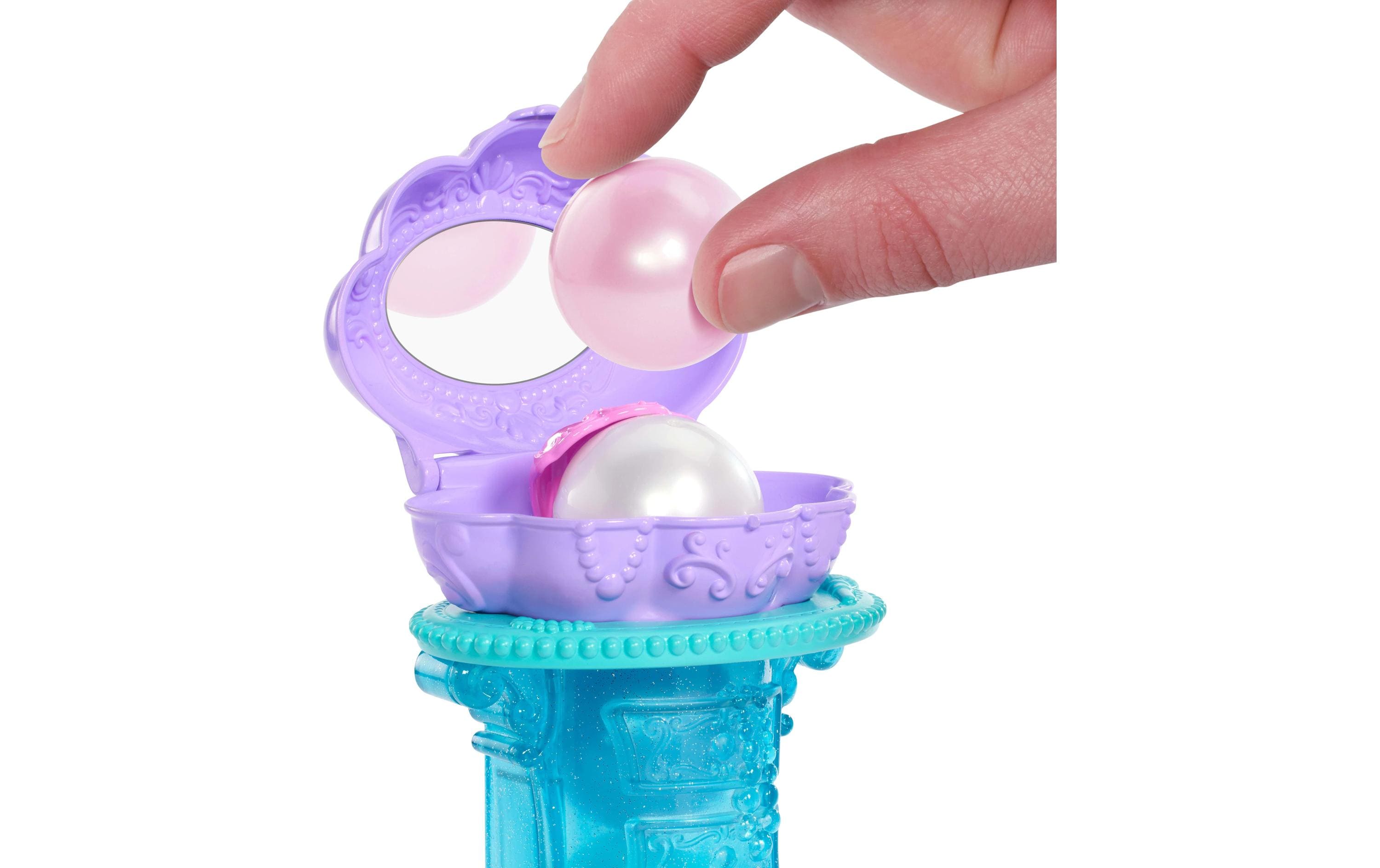 Disney Princess Spielset Schminkmuschel Meerjungfrau-Arielle-Modepuppe