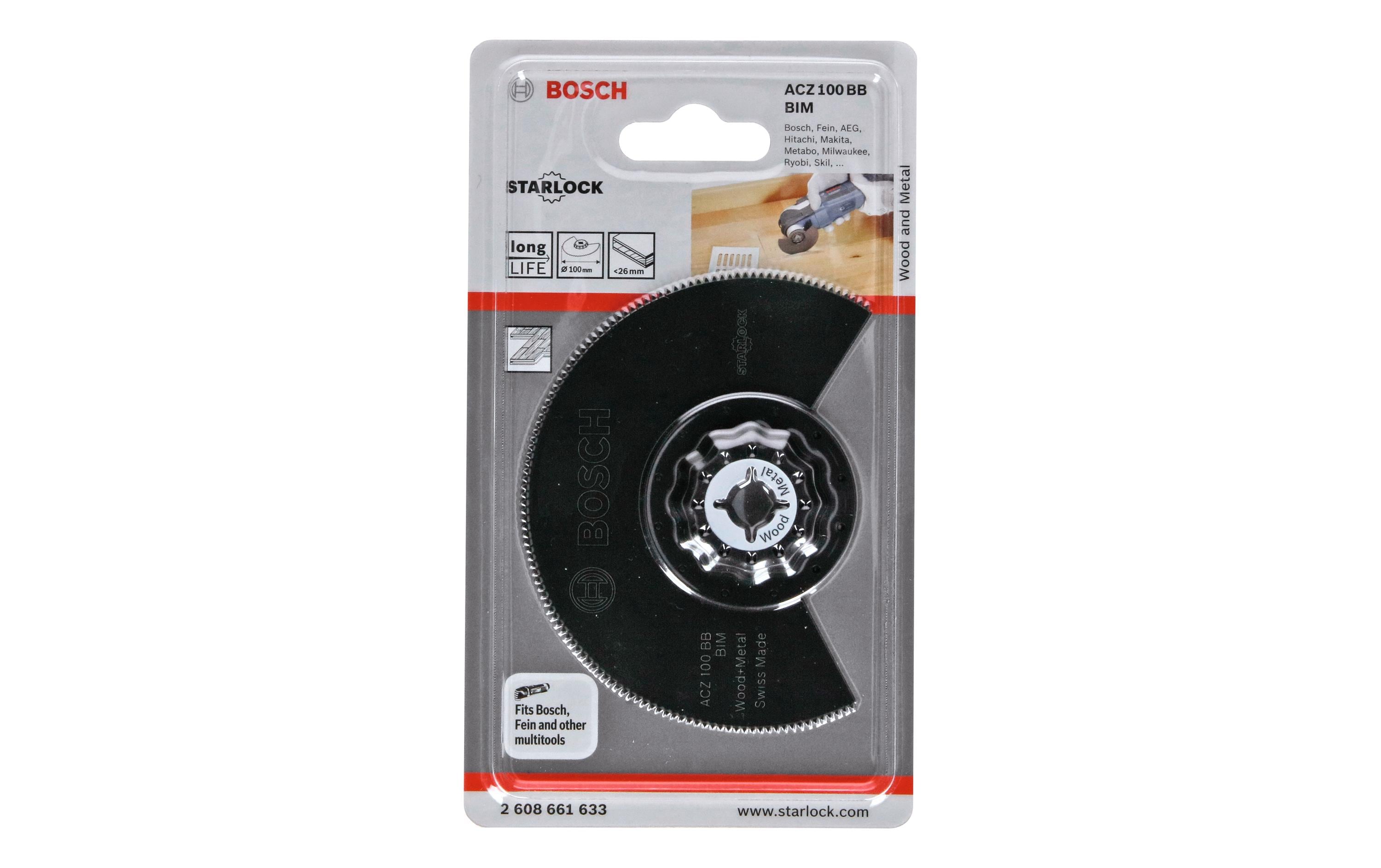 Bosch Professional Segmentsägeblatt ACZ 100 BB Holz & Metall, 100 mm Bosch Professional Segmentsägeblatt ACZ 100 BB Holz & Metall, 100 mm