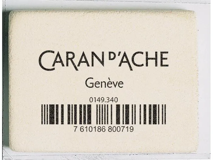 Caran d'Ache Radiergummi Quadrat Weiss