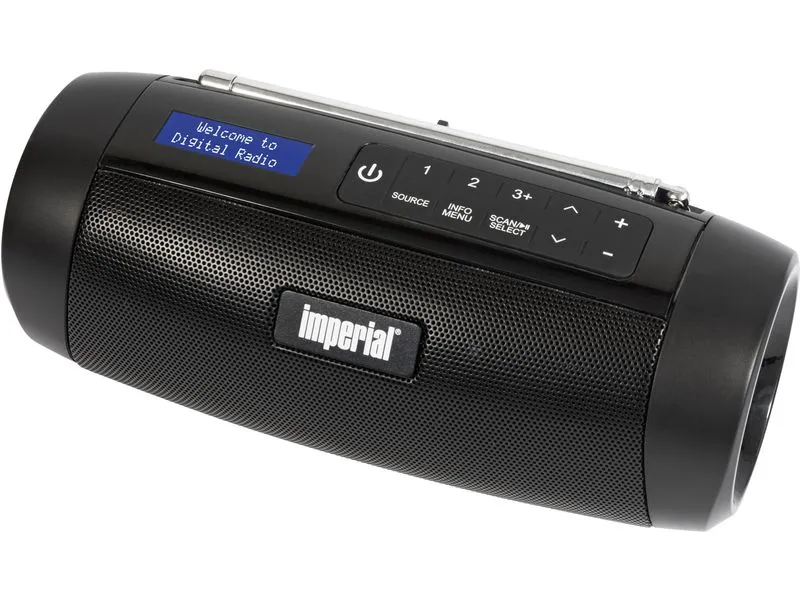 Imperial Bluetooth Speaker Dabman Go Schwarz Imperial Bluetooth Speaker Dabman Go Schwarz