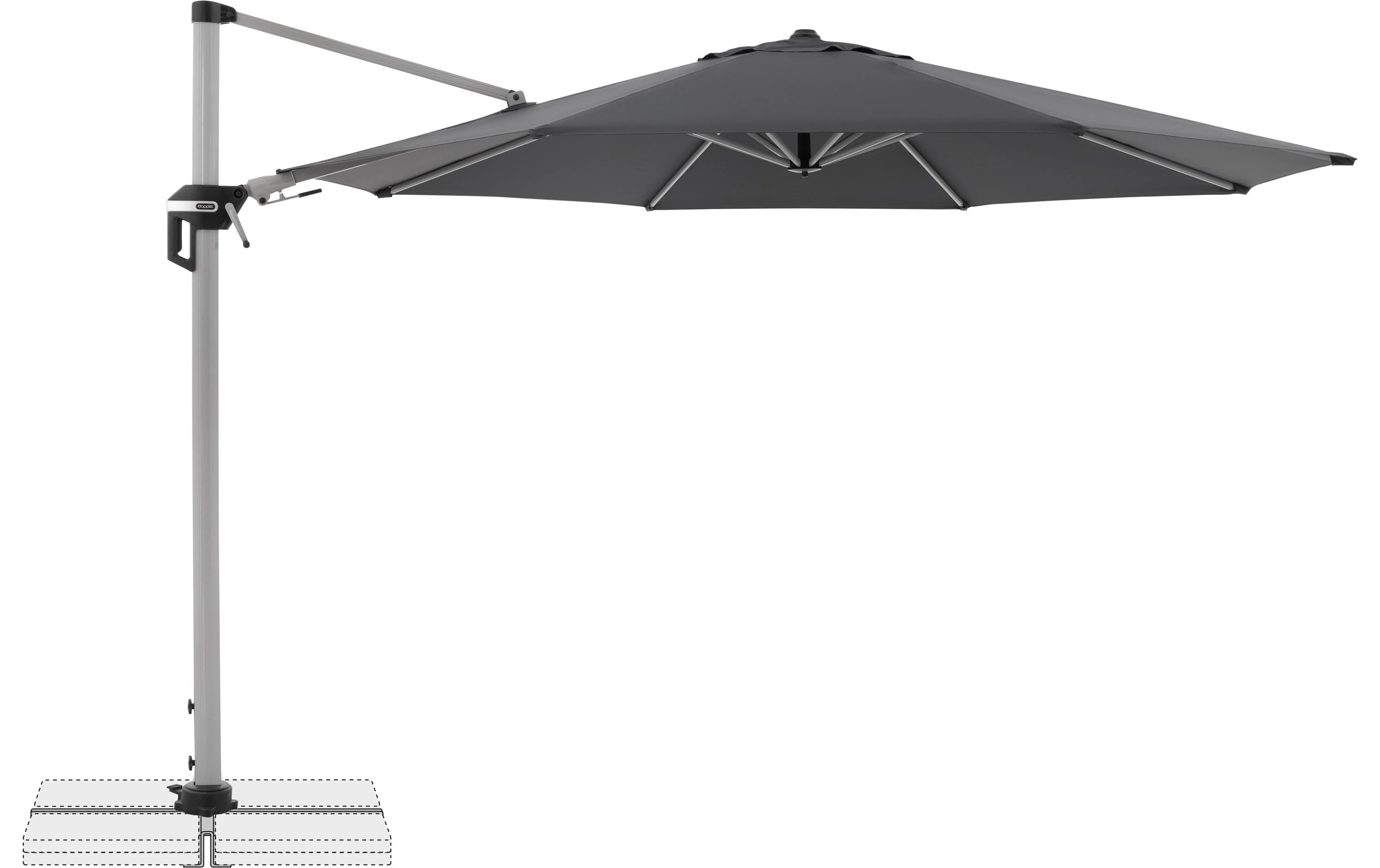 Doppler Sonnenschirm Active 370 - Anthrazit