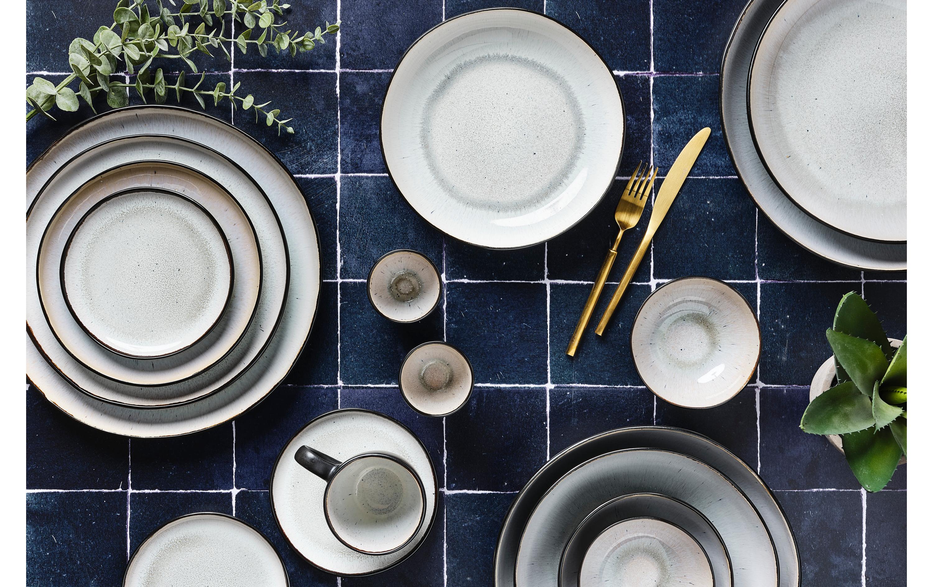 Björn Speiseteller Iris Elfenbeinweiss, Ø21.5 - 6-teilig