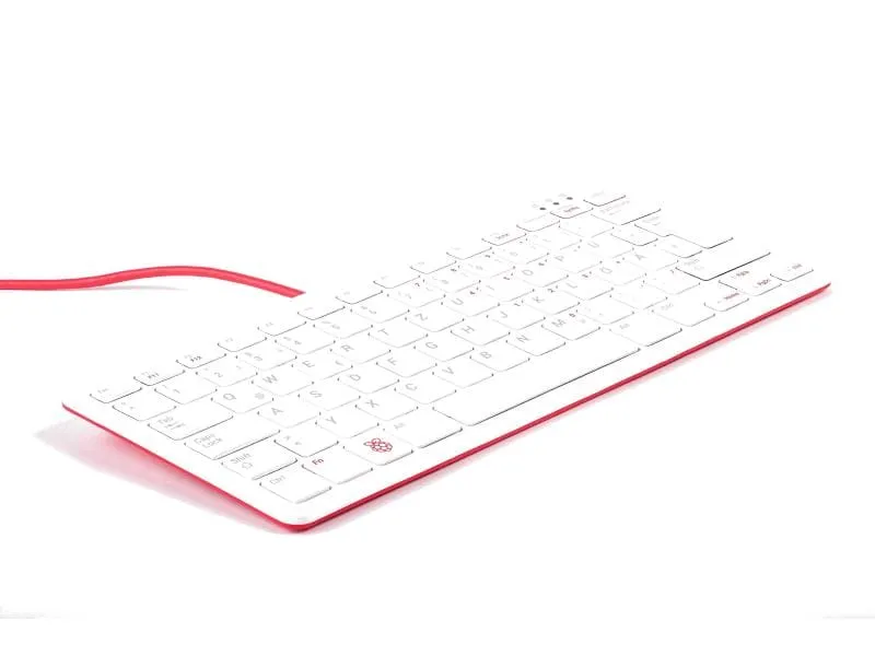 Raspberry Pi Tastatur DE Rot/Weiss Raspberry Pi Tastatur DE Rot/Weiss