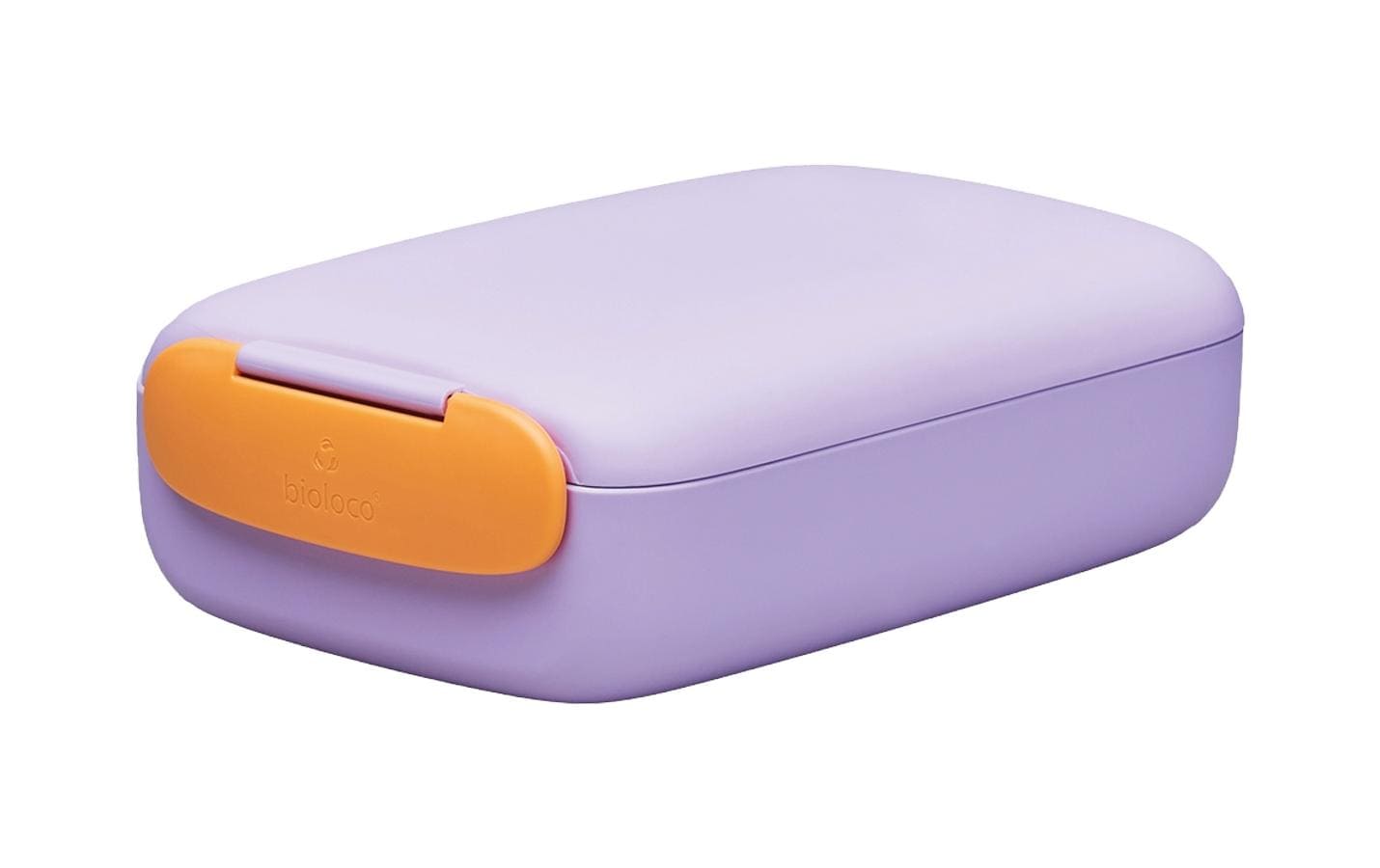 BioLoco Lunchbox rectangle -whisper sister Lila/Orange