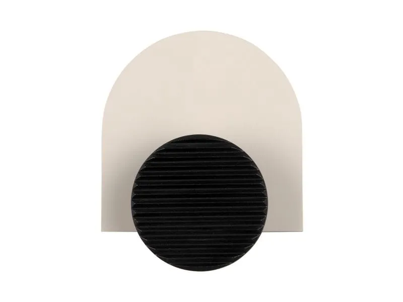 present time Wandhaken Single Knob, MDF, Warm grey