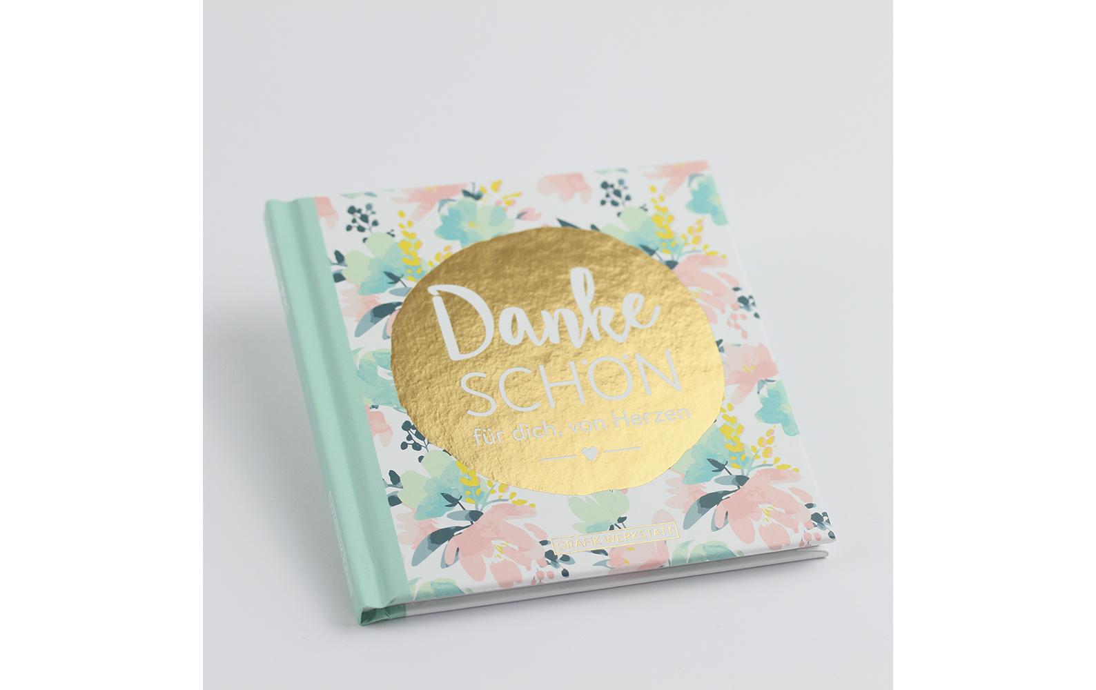 Grafik Werkstatt Minibuch Dankeschön
