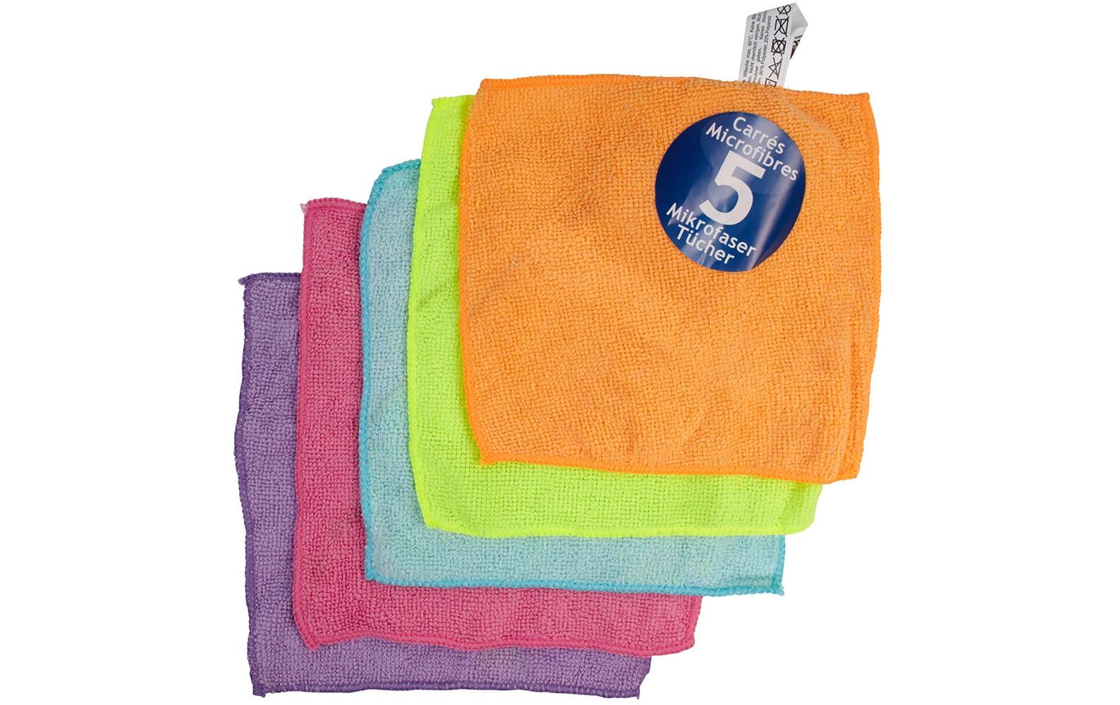 Sauber Meister Mikrofasertuch Mini 5 Stück, 20 cm x 20 cm Sauber Meister Mikrofasertuch Mini 5 Stück, 20 cm x 20 cm