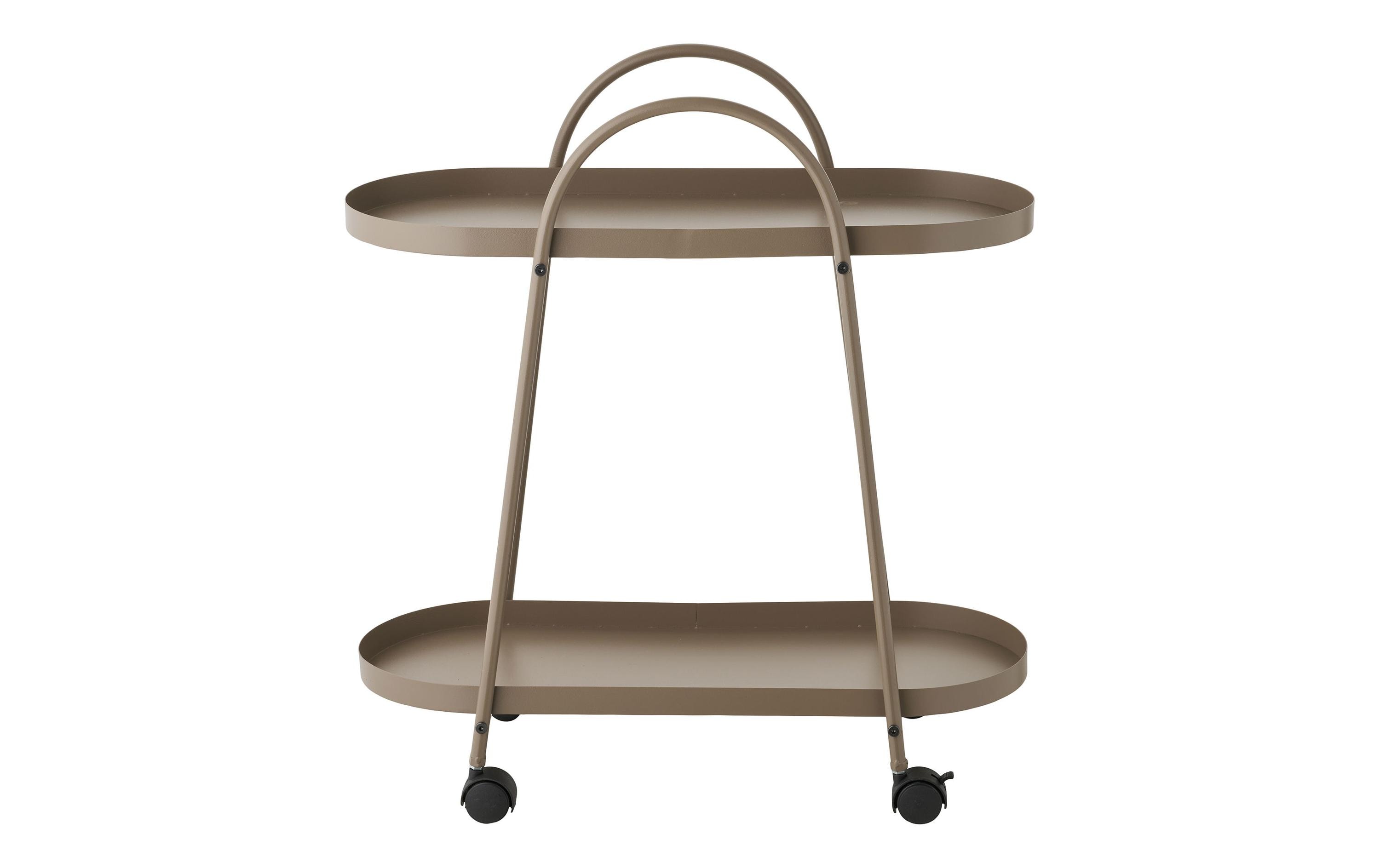 House Nordic Servierwagen Empoli 60 x 27.5 x 64 cm, Braun