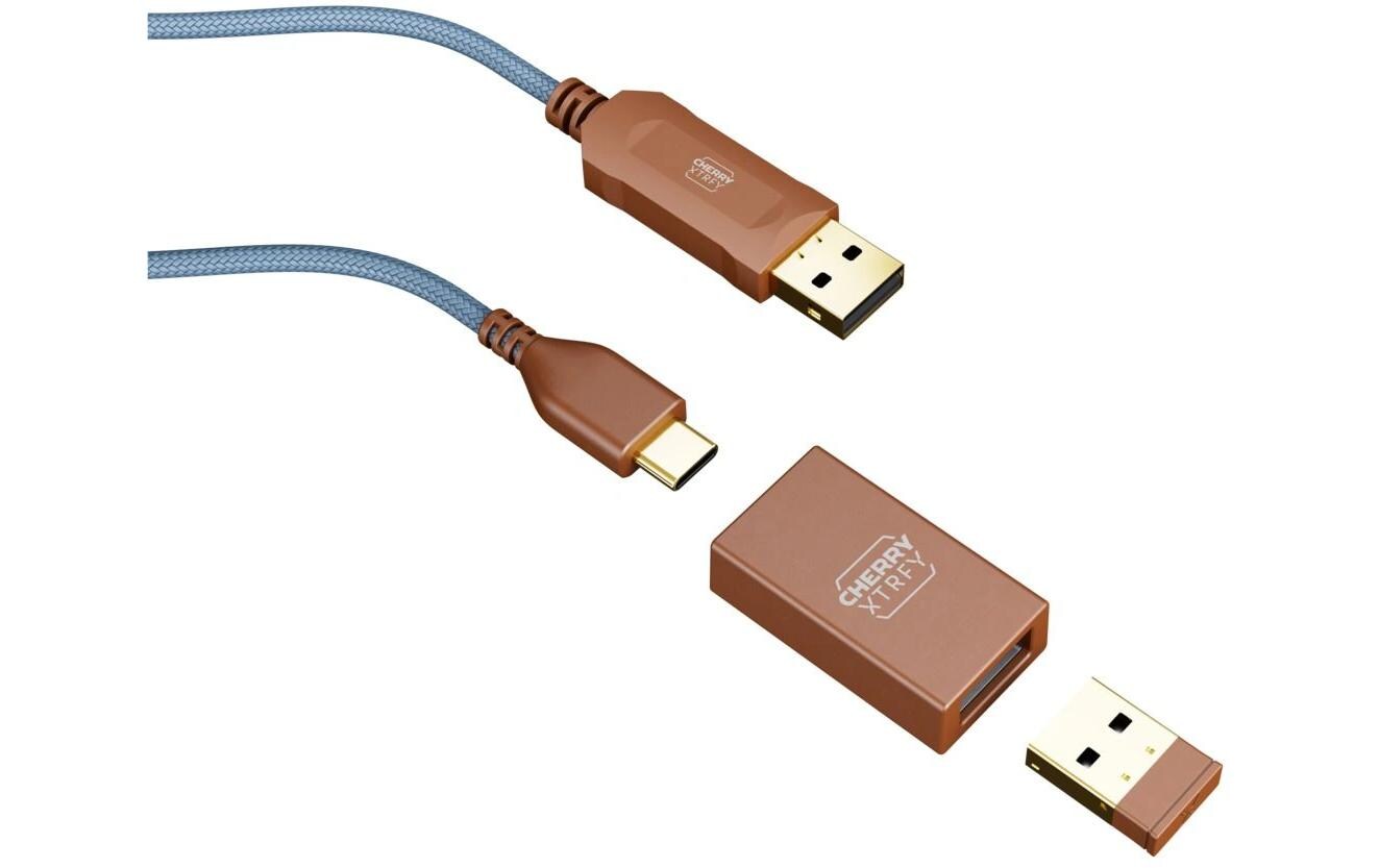 Cherry Gaming-Maus XTRFY M68 Blau