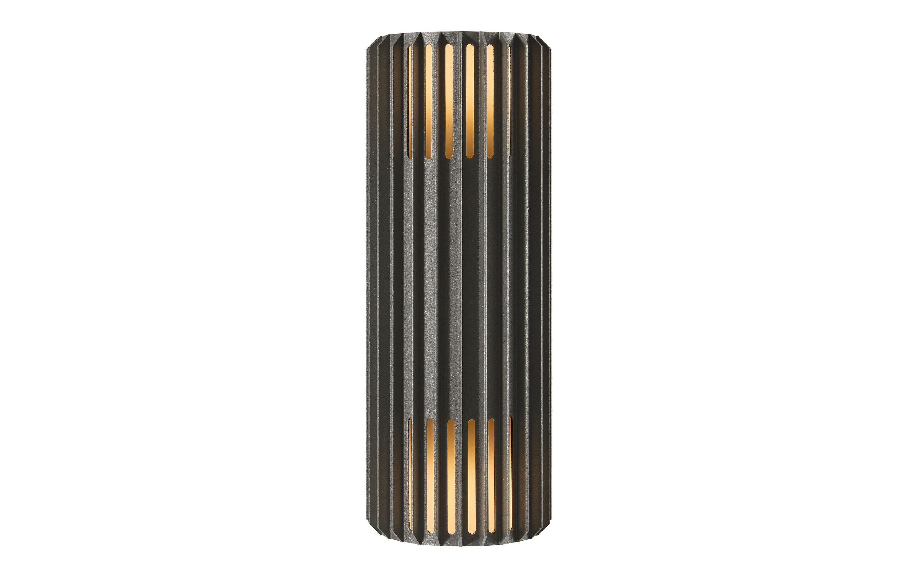 Nordlux Wandleuchte Aludra Double 2 x 15W, E27, IP54, anthrazit
