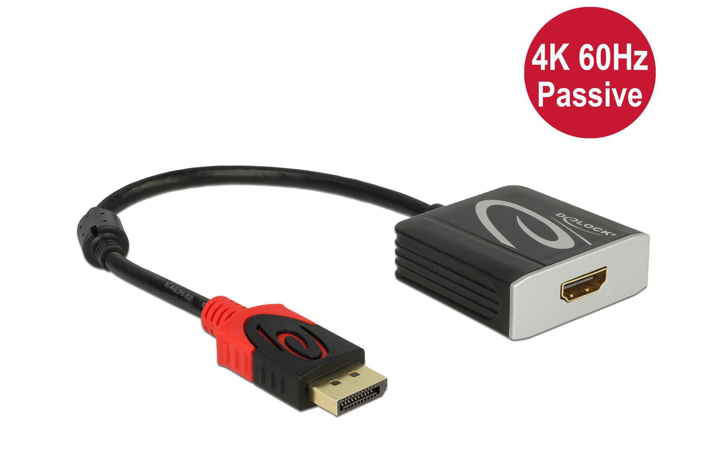 Delock Adapter 4K, 60Hz DisplayPort - HDMI