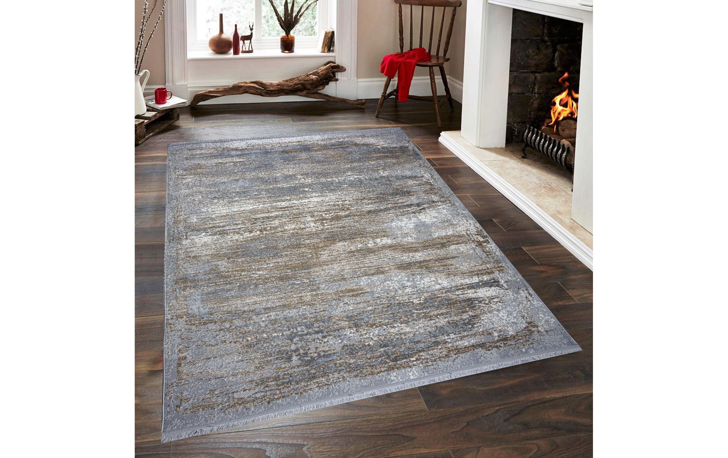 Conceptum Hypnose Teppich Notta 1120 100 cm x 200 cm, Grau