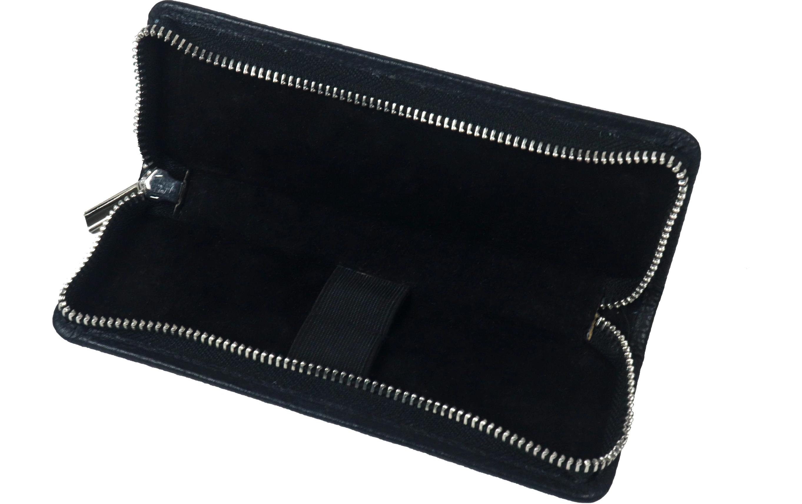 Alpenleder Etui Stiftemäppchen ZWOA Nera Notte