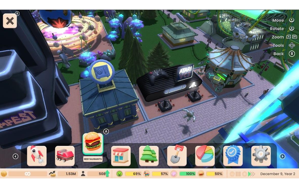 Atari Games RollerCoaster Tycoon Adventures Deluxe [NSW] (D) (Box)