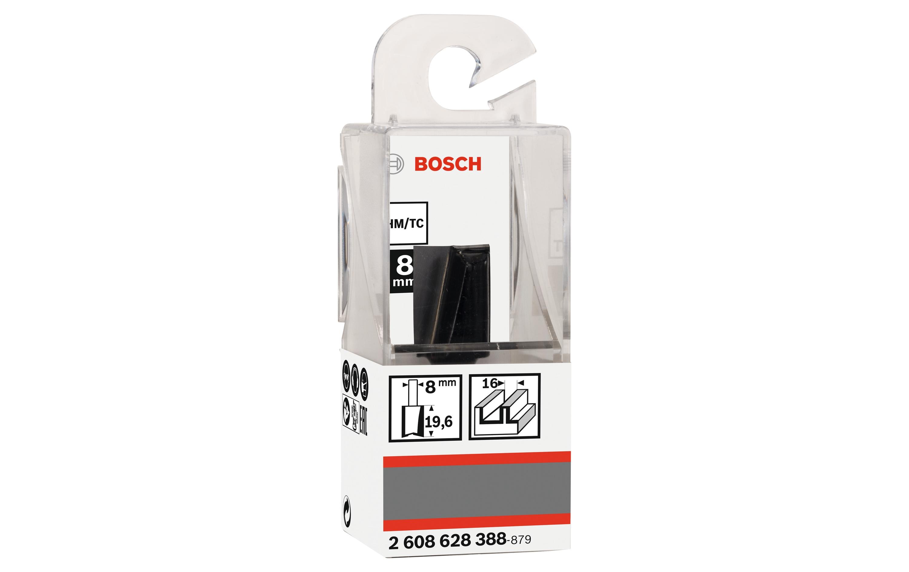 Bosch Professional V-Nutfräser Standard for Wood D1 16 mm, L 19.6 mm, G 51 mm