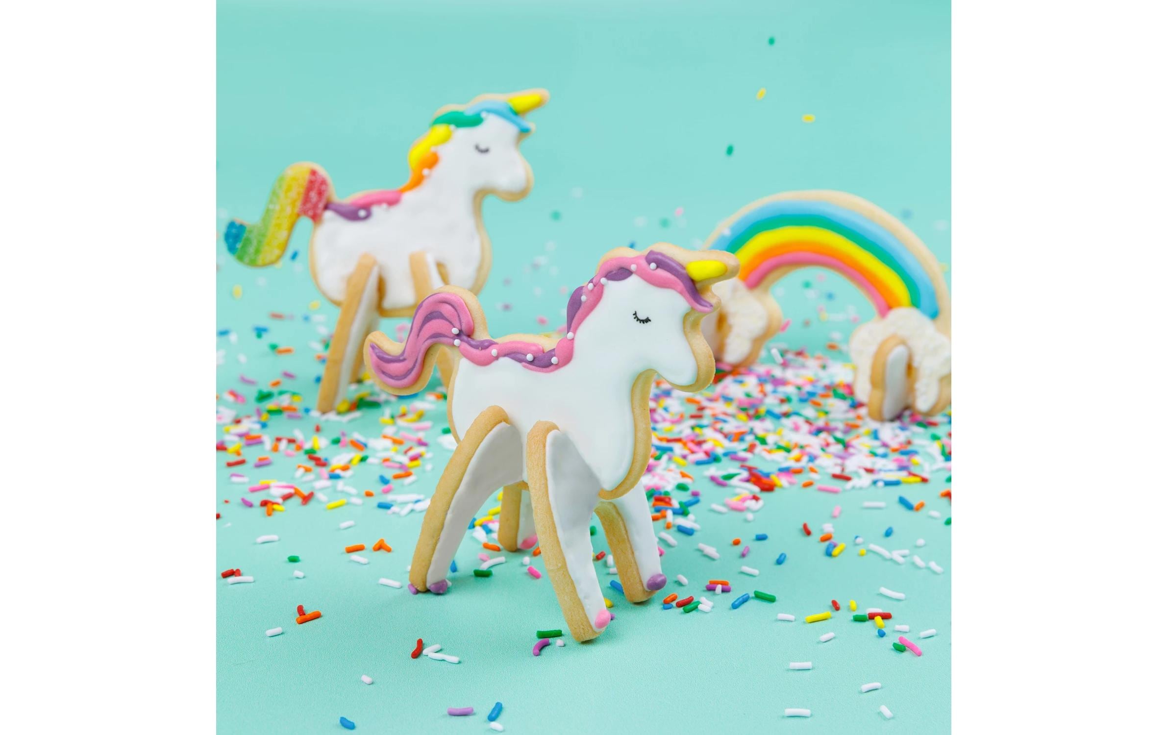 Chefclub Keksausstecher Einhorn/Regenbogen