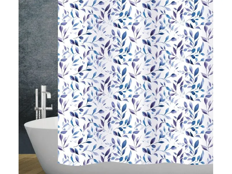 diaqua® Duschvorhang Lea 180 x 180 cm, Blau/Weiss diaqua® Duschvorhang Lea 180 x 180 cm, Blau/Weiss
