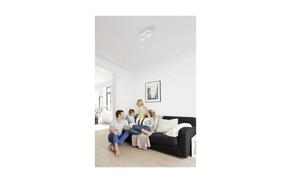 Philips Aufbauspot myLiving Star 56242/31/16 Weiss Philips Aufbauspot myLiving Star 56242/31/16 Weiss