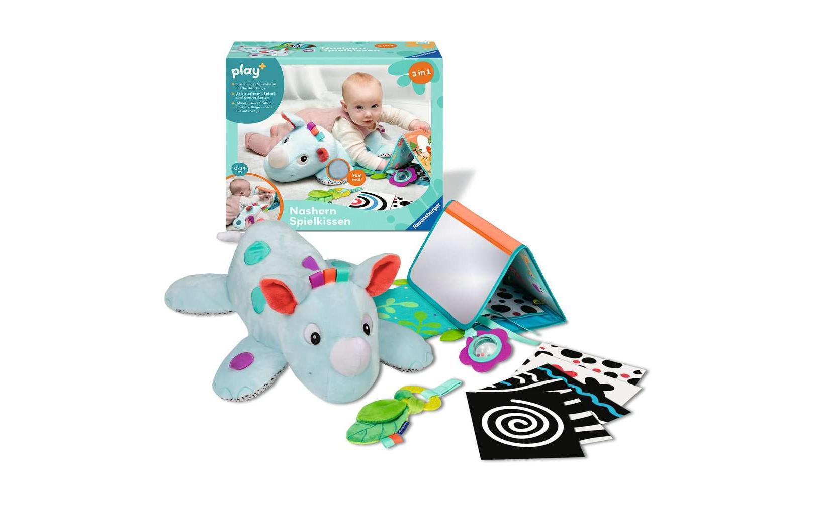 play+ Nashorn Spielkissen play+ Nashorn Spielkissen