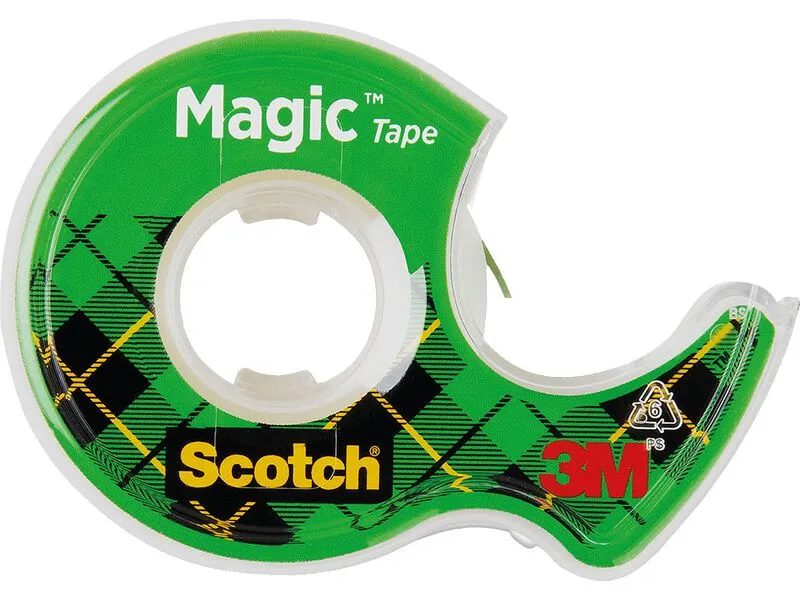 Scotch Handabroller Magic Klebeband 810 19 mm, Grün