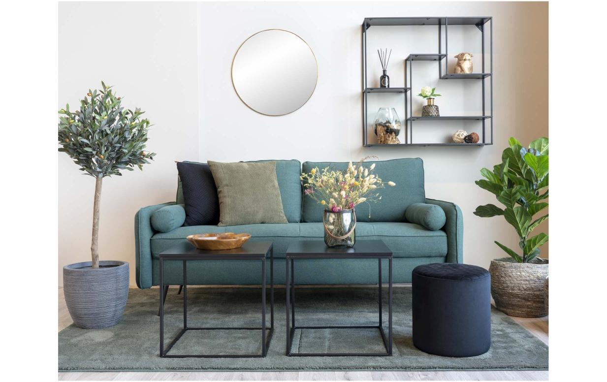 House Nordic Beistelltisch Vita 45 x 45 cm, Schwarz