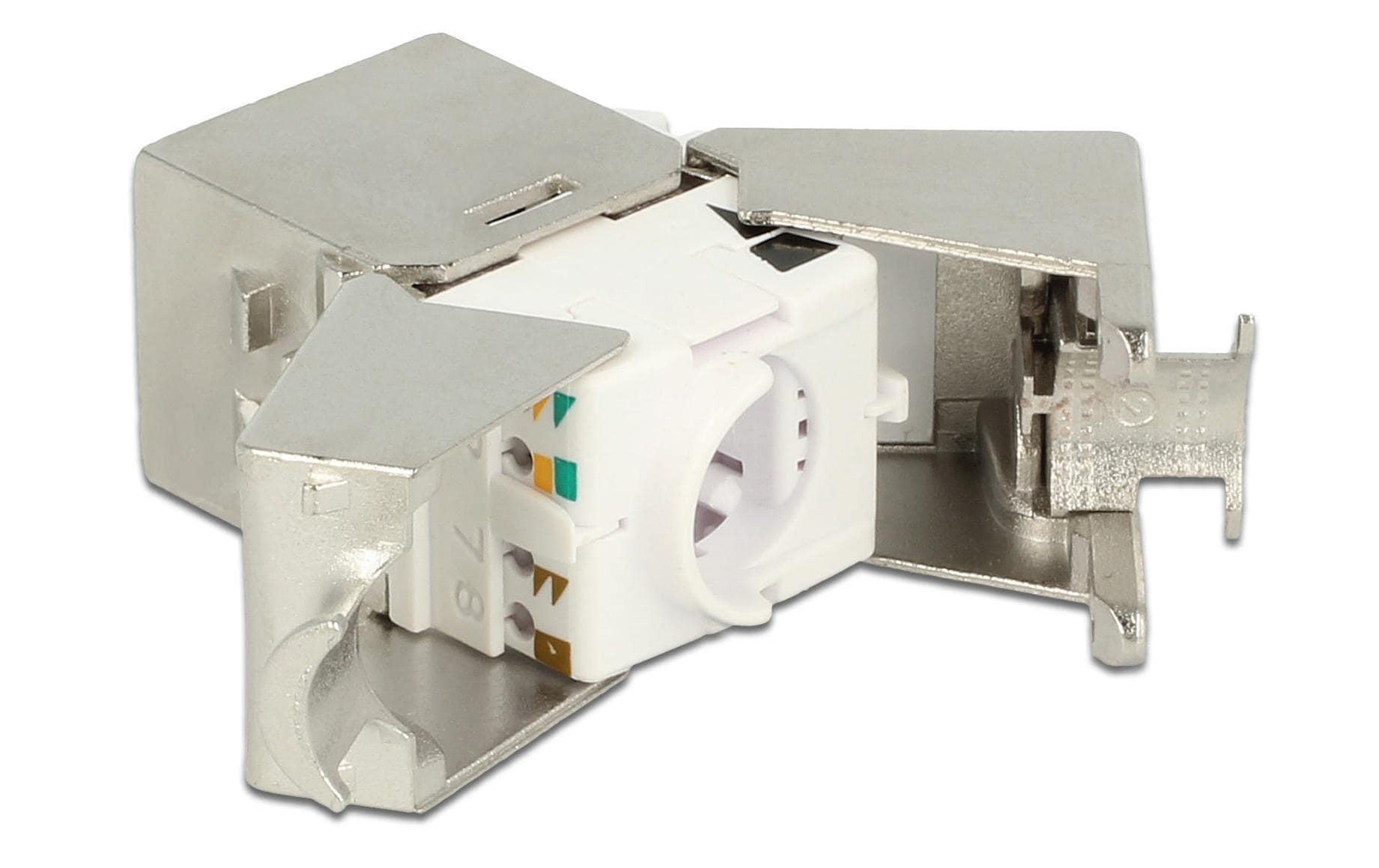 Delock Keystone-Modul RJ45 - LSA, Cat 6A geschirmt