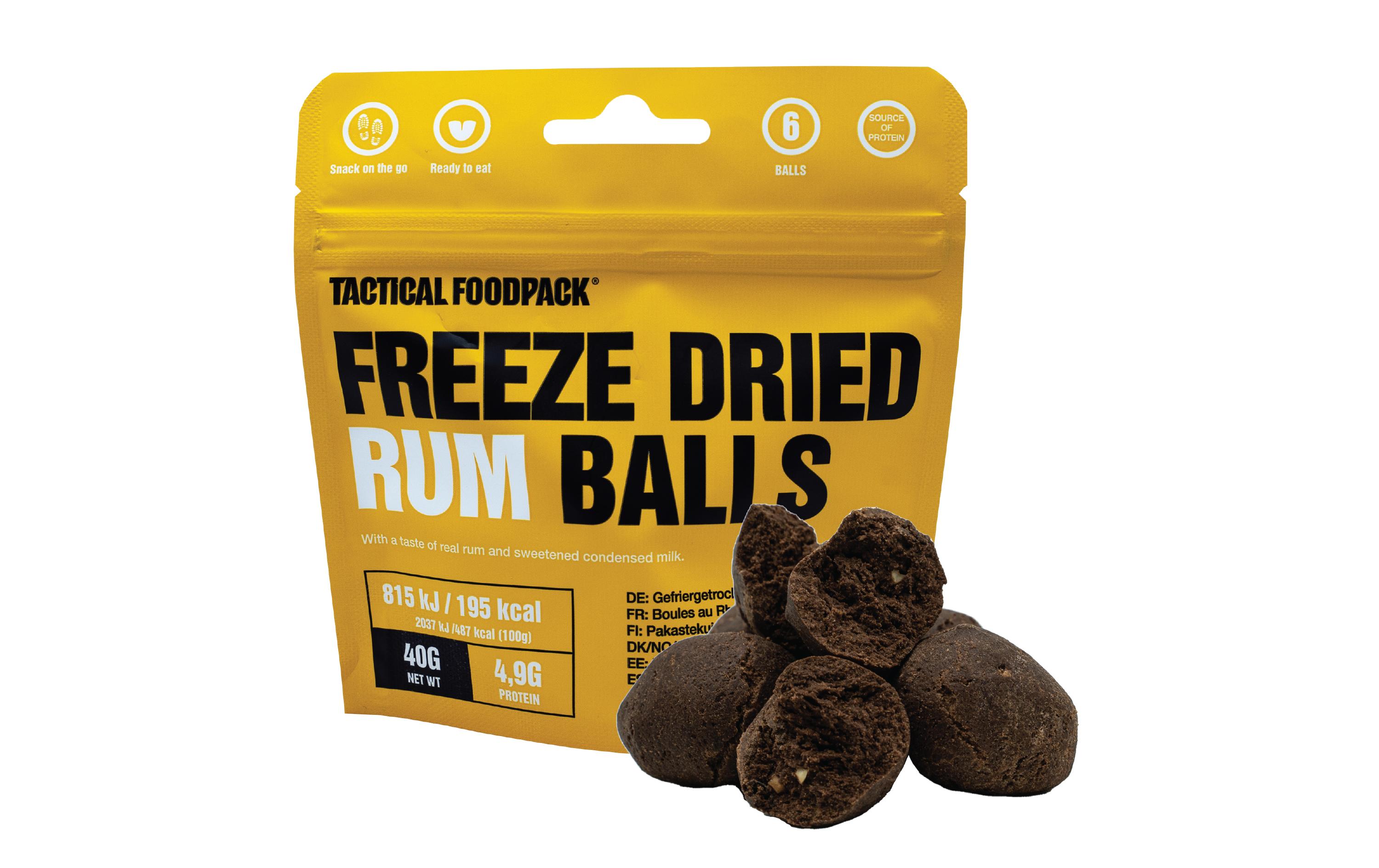 Tactical Foodpack Dessert Freeze Dried Rum Balls Tactical Foodpack Dessert Freeze Dried Rum Balls