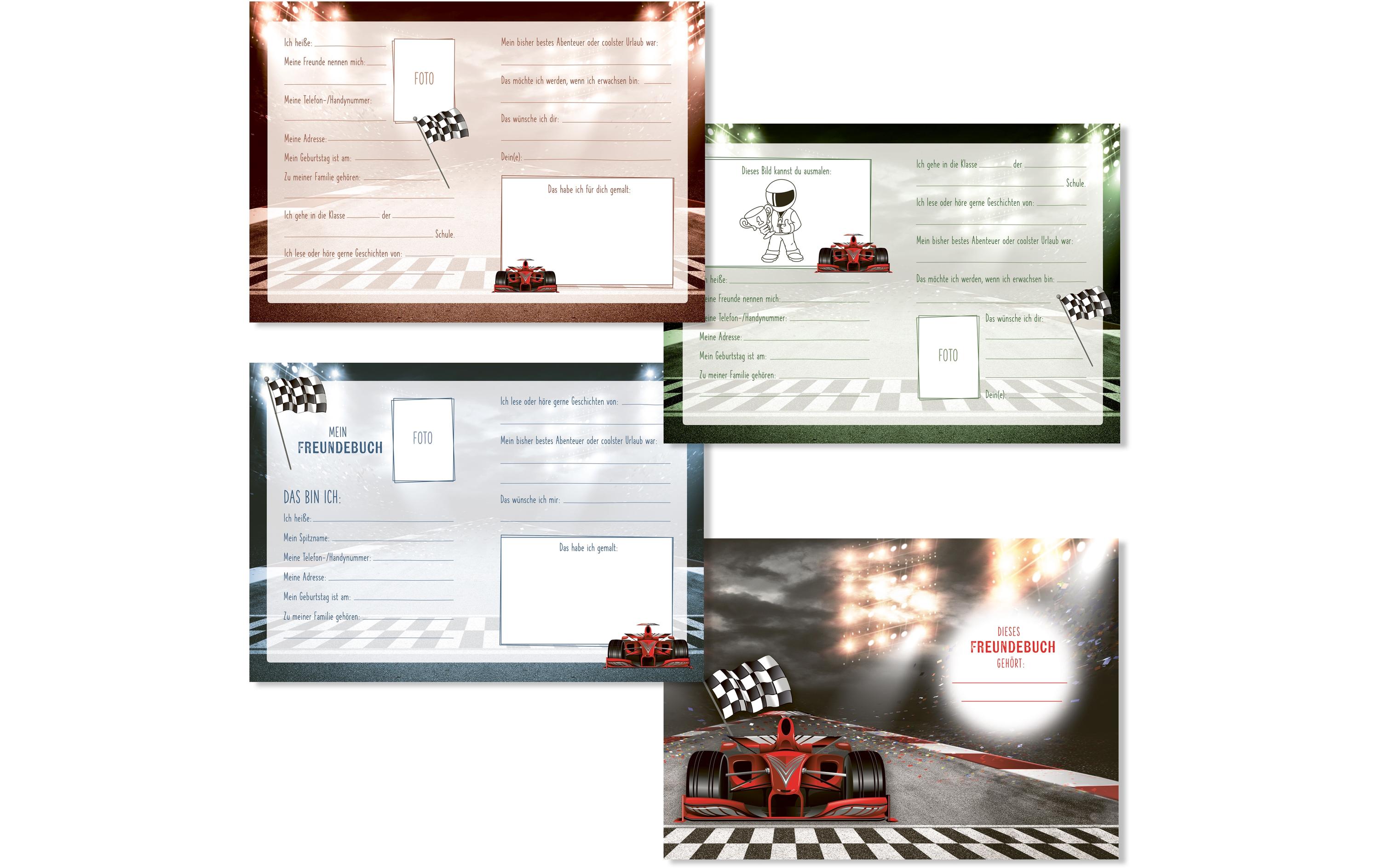 Goldbuch Freundebuch Racing Champion A5, 88 Seiten