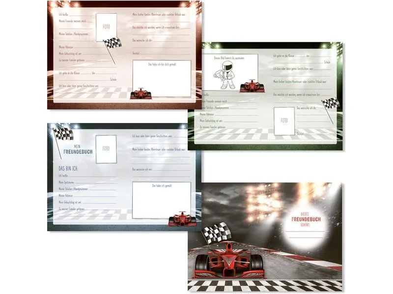 Goldbuch Freundebuch Racing Champion A5, 88 Seiten Goldbuch Freundebuch Racing Champion A5, 88 Seiten