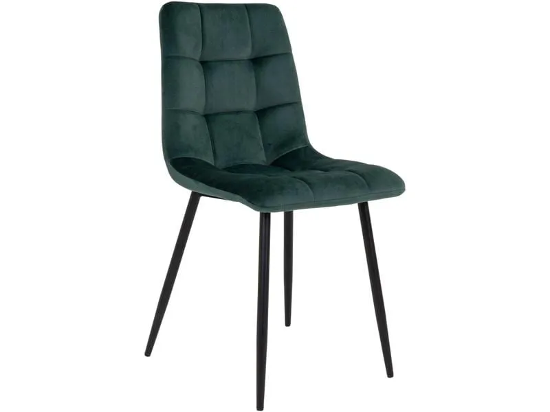 House Nordic Stuhl Middelfart 2 Stück, 86 x 55 cm, Grün/Schwarz House Nordic Stuhl Middelfart 2 Stück, 86 x 55 cm, Grün/Schwarz