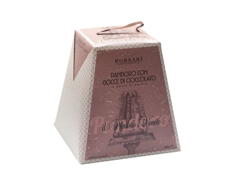 Borsari Pandoro mit Schokoladetropfen 1000 g Borsari Pandoro mit Schokoladetropfen 1000 g