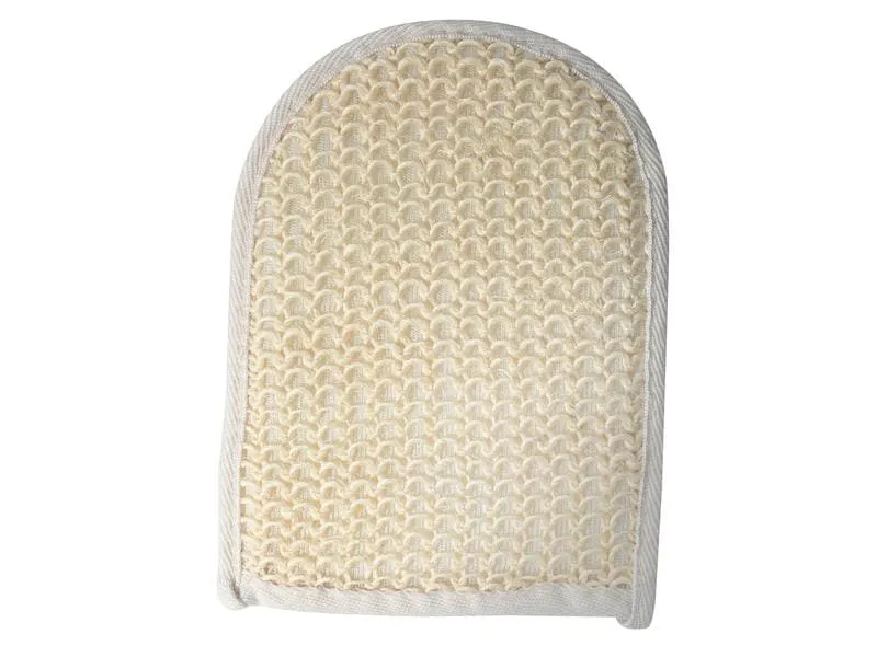 MSV Peelinghandschuh aus Sisal 23.5 x 16 cm, Weiss MSV Peelinghandschuh aus Sisal 23.5 x 16 cm, Weiss
