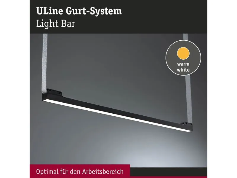 Paulmann ULine Lightbar 650 mm, 3000 K, 90 Ra, Aluminium, Schwarz Paulmann ULine Lightbar 650 mm, 3000 K, 90 Ra, Aluminium, Schwarz
