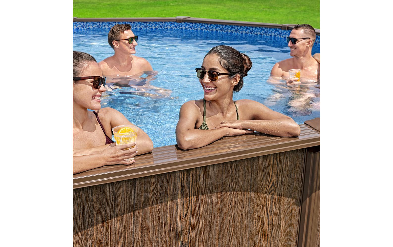 Bestway Pool Hydrium Komplett-Set Ø 549 x 132 cm