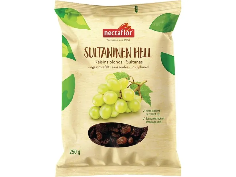 Nectaflor Sultaninen hell 250 g Nectaflor Sultaninen hell 250 g
