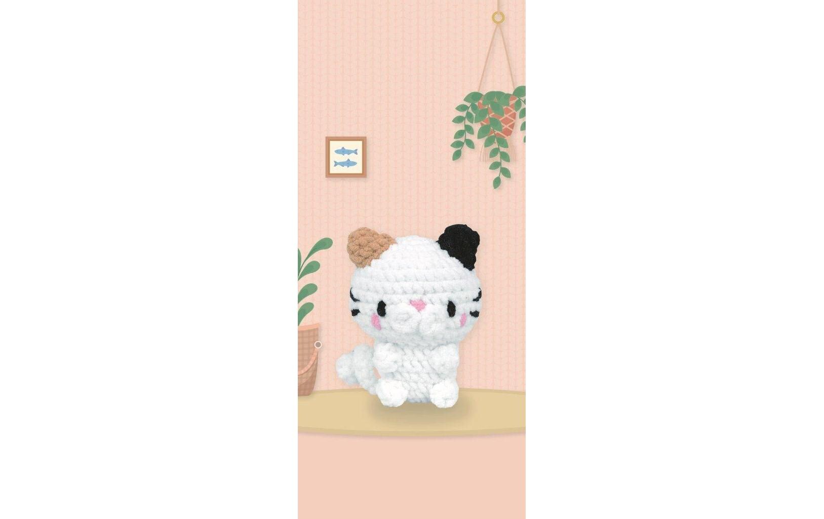 DMC Häkelset XL Amigurumi Katze Luna 17 cm