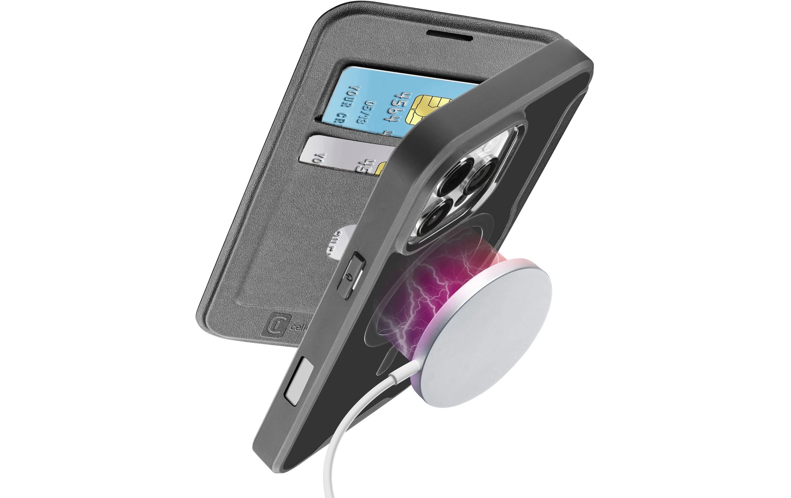 Cellular Line Book Cover Book Case iPhone 16 Pro Black Cellular Line Book Cover Book Case iPhone 16 Pro Black