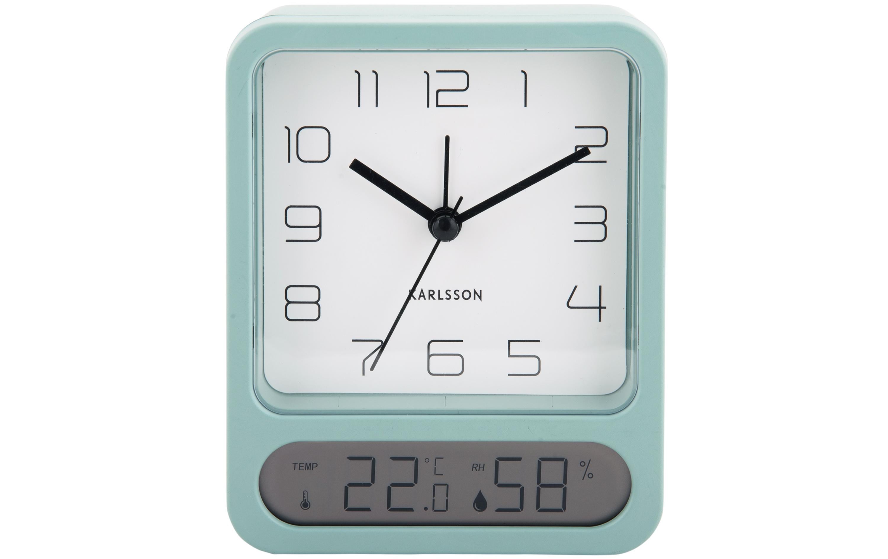 KARLSSON Digitalwecker Duo Grayed jade