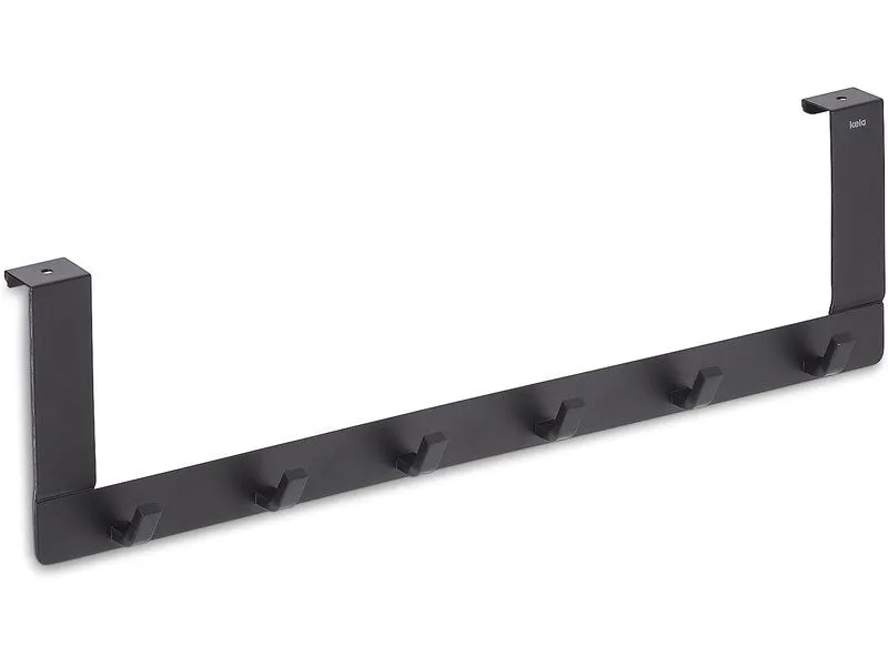 Kela Türgarderobe Colgar 6 Haken, Schwarz