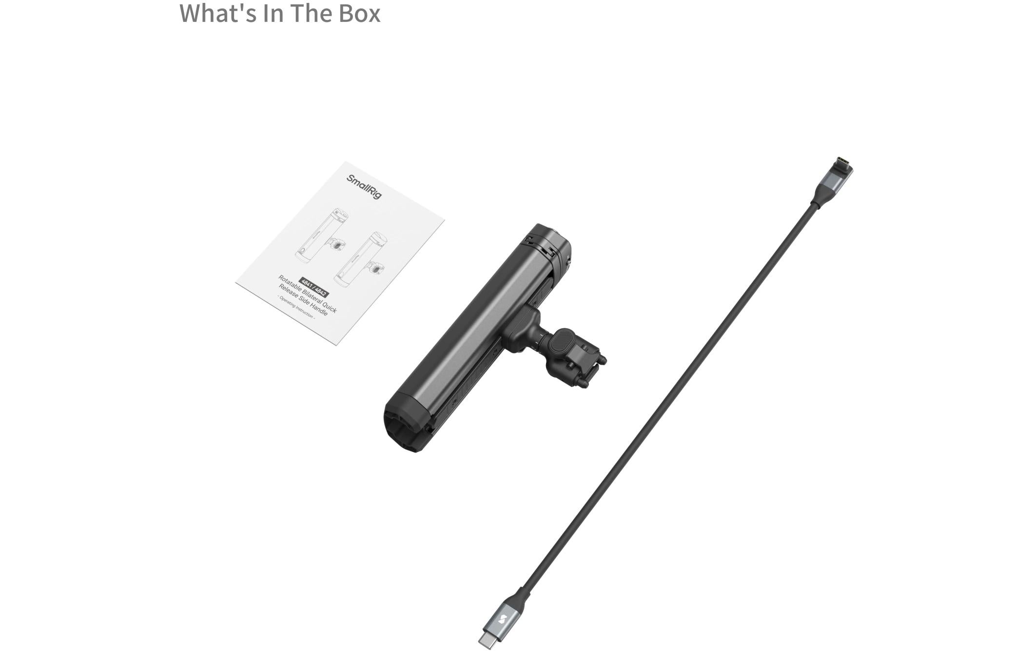 Smallrig Drehbarer, bilateraler QR-Seitengriff mit Wireless Steuerung