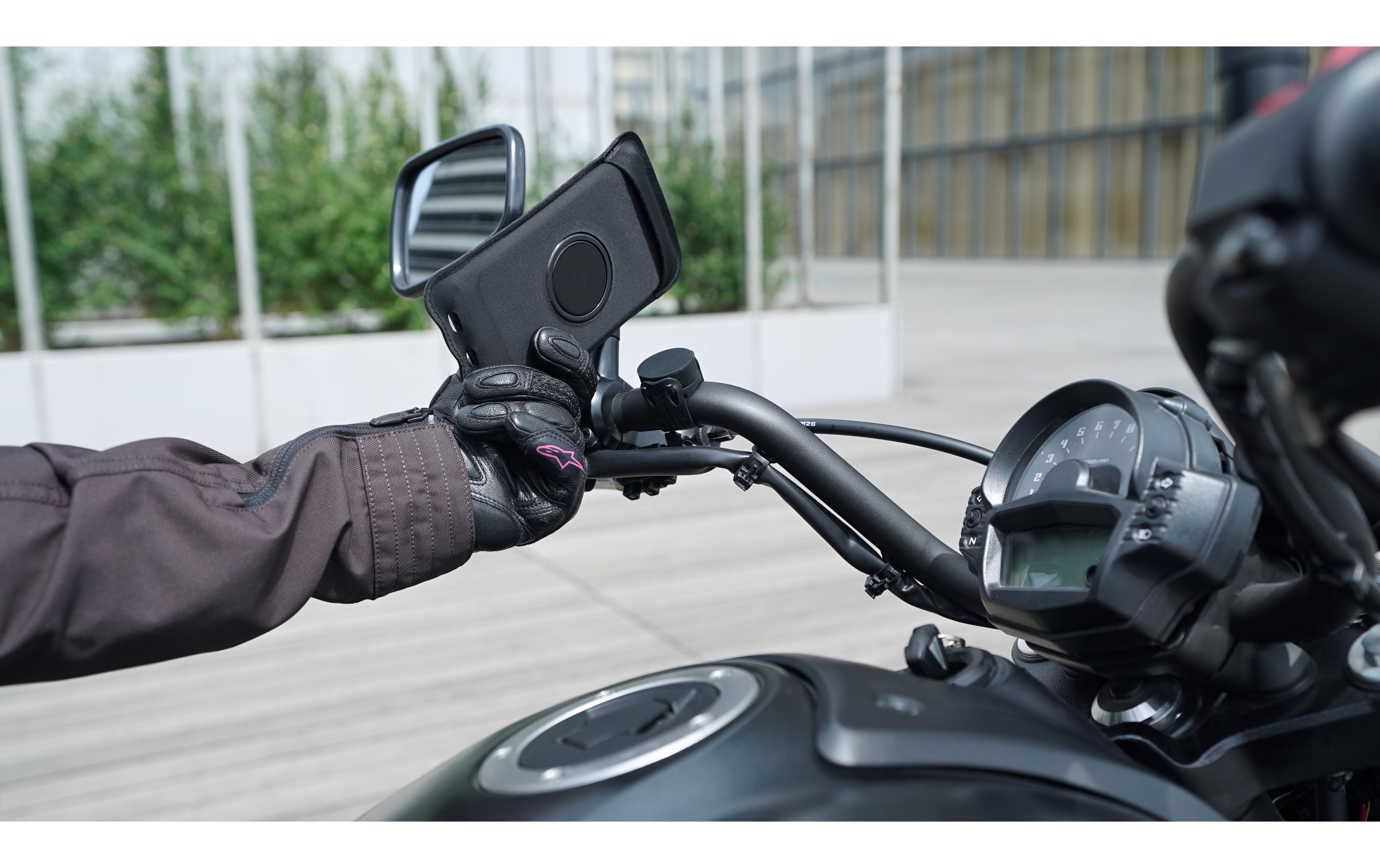 Shapeheart Motorradmobiltelefonhalter Magnetic Moto 6.5