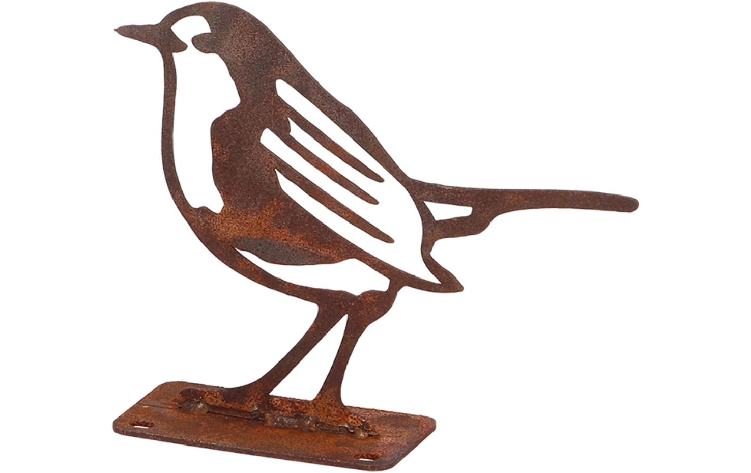 Esschert Design Dekofigur Rotkehlchen Rostbraun