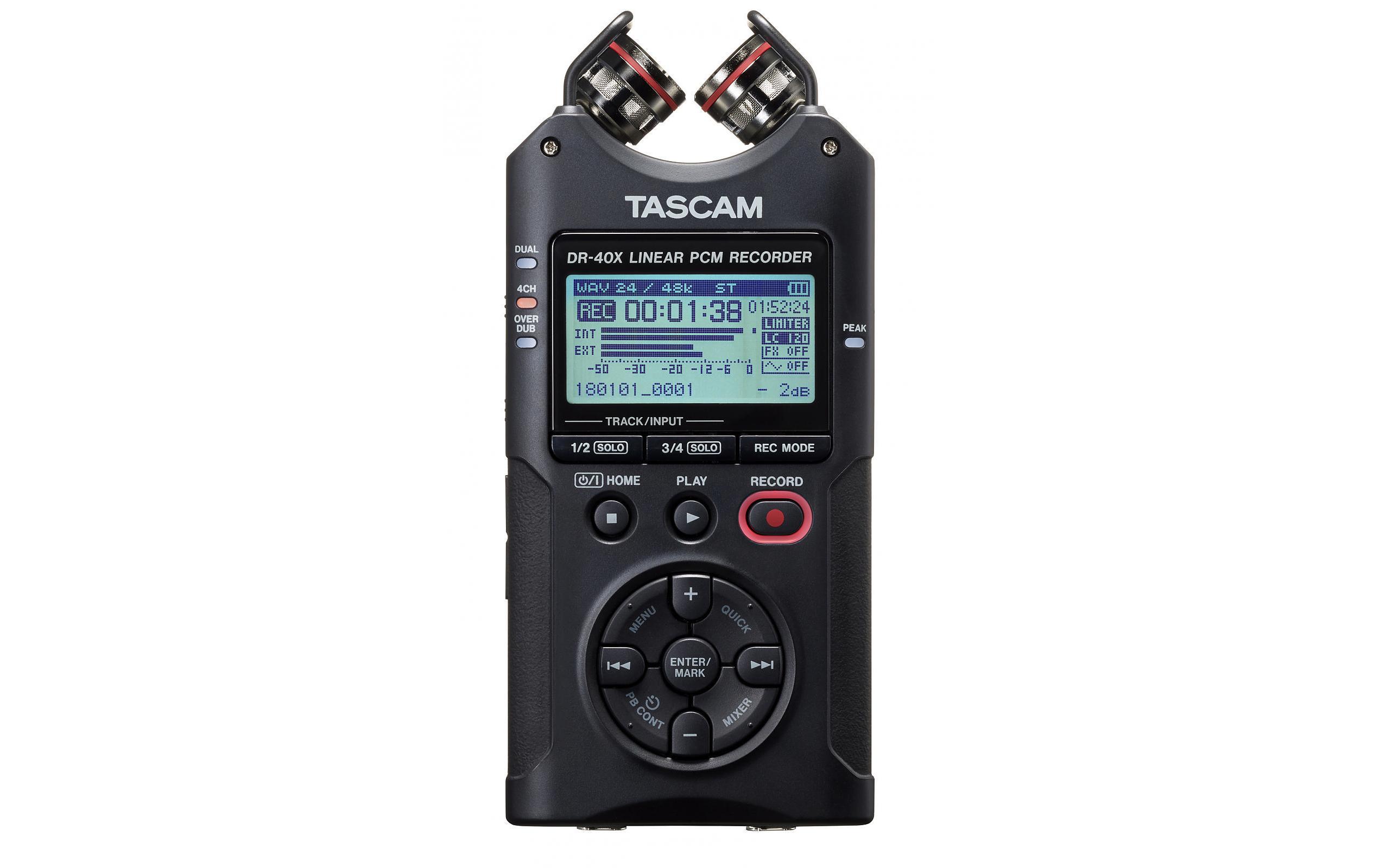 Tascam Portable Recorder DR-40X Tascam Portable Recorder DR-40X