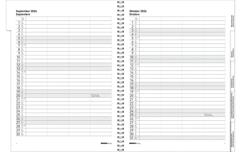 ingold-biwa Agenda Edition Spiral Flex 2026/27 ingold-biwa Agenda Edition Spiral Flex 2026/27