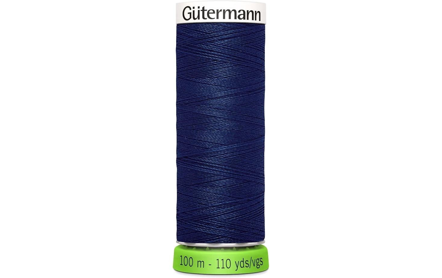 Gütermann Näh- und Stickgarn Allesnäher rPET 100 m Blau