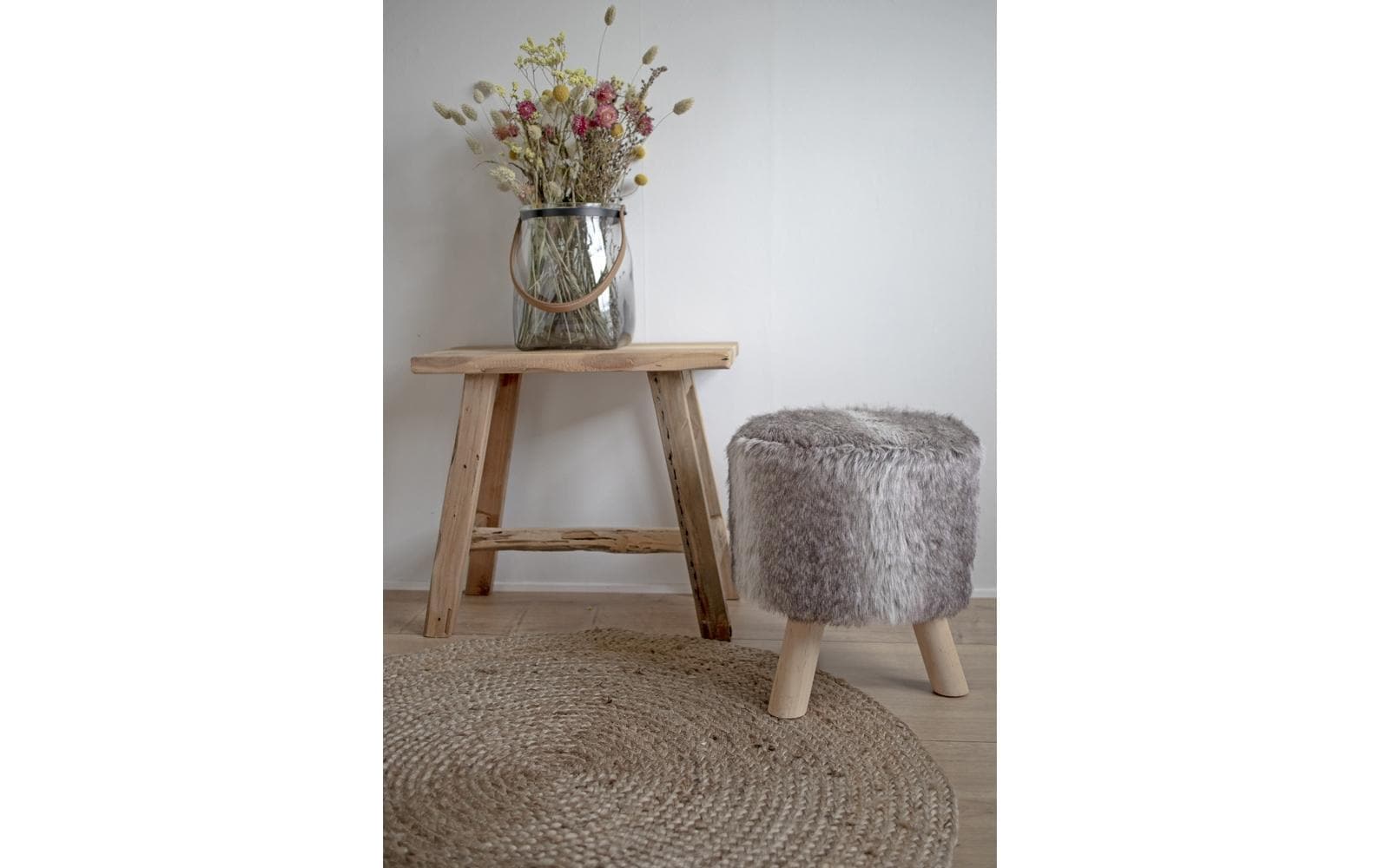 House Nordic Sitzbank Barcelona 50 x 45 cm, Braun