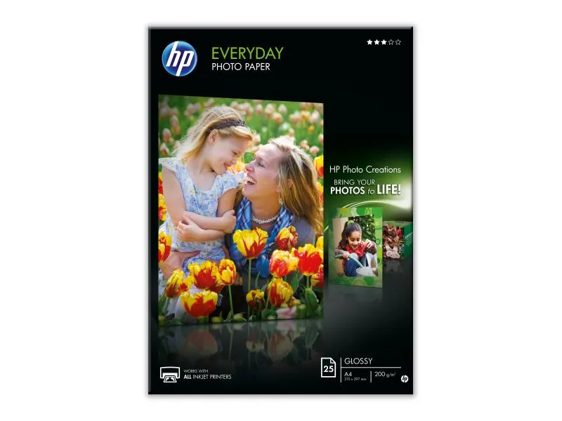 HP Fotopapier A4 200 g/m² 25 Stück HP Fotopapier A4 200 g/m² 25 Stück