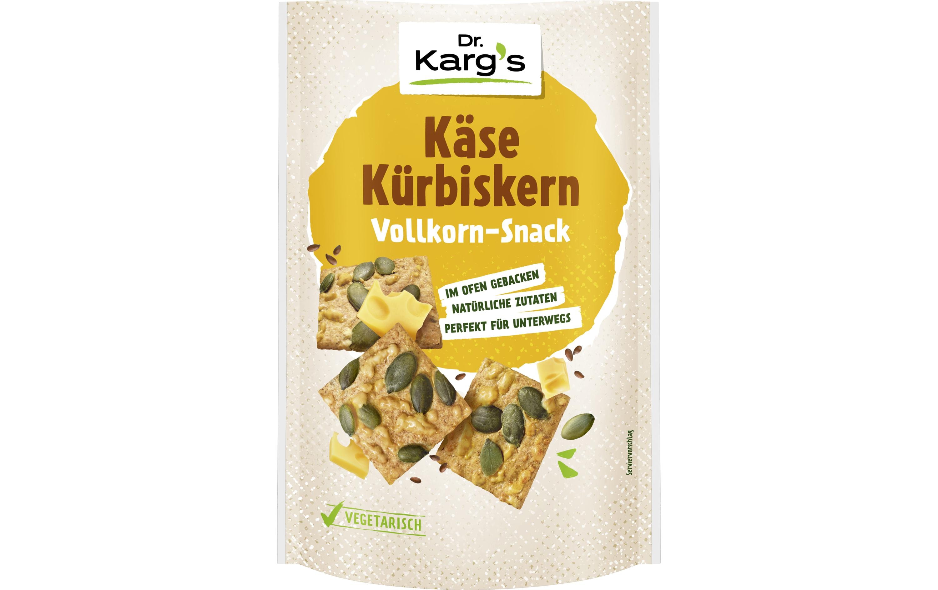 Dr. Karg's Vollkorn Snack Käse Kürbiskern 110 g